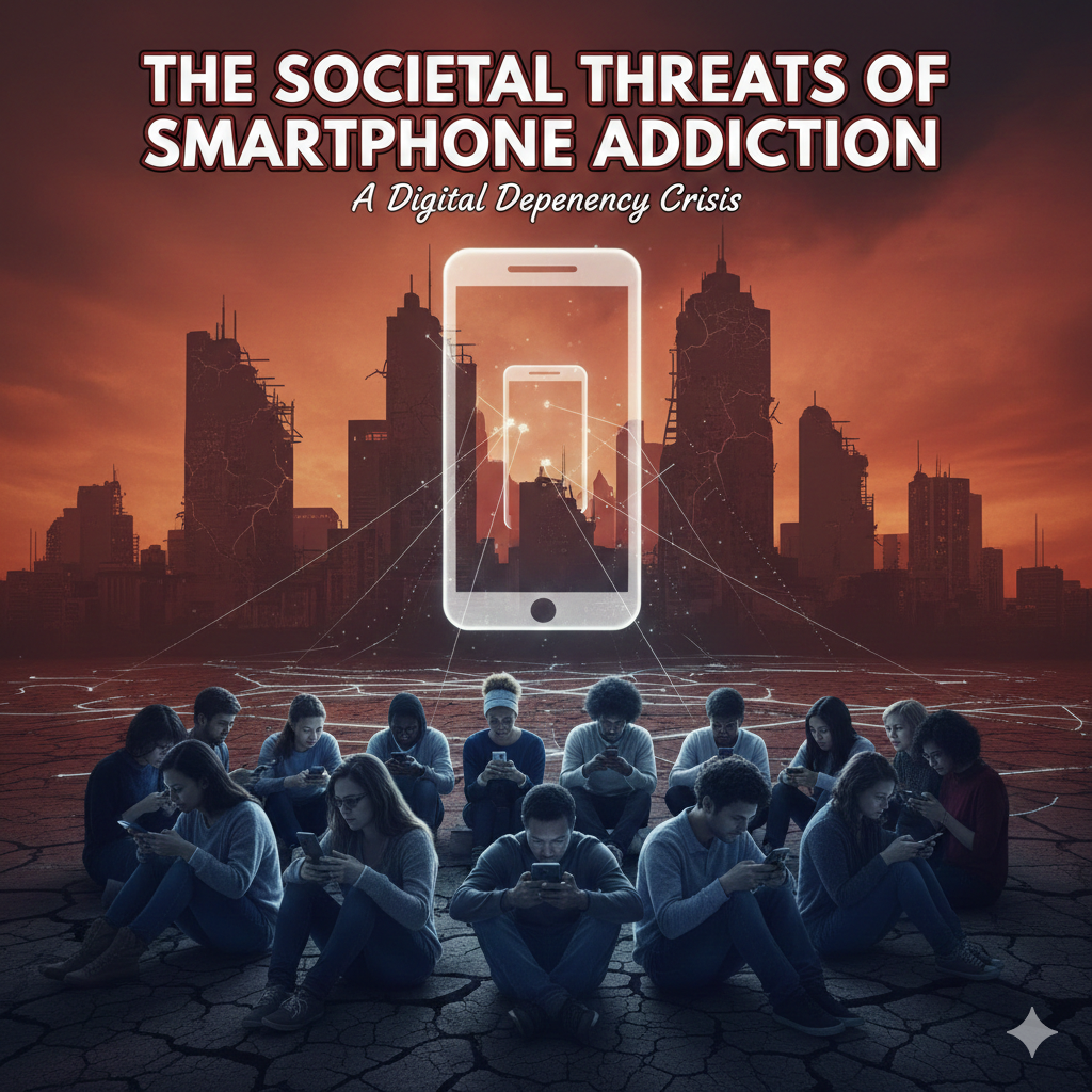 The Societal Threats of Smartphone Addiction