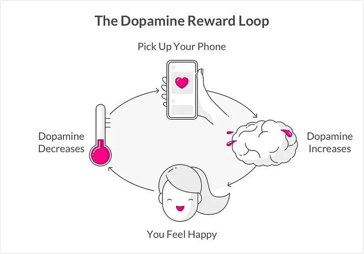 The Shortcut to Addiction: Scrolling Content and Dopamine Dependency