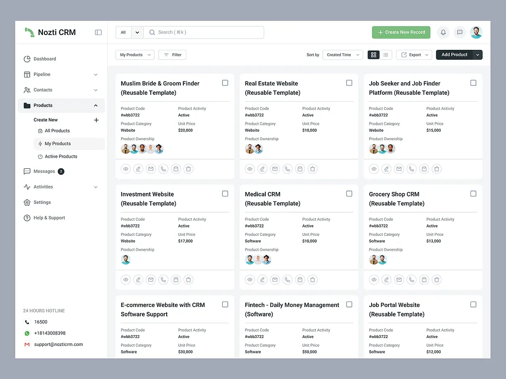 CRM SaaS Development
